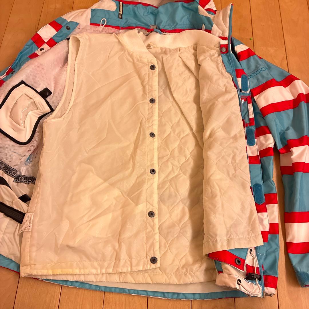 【大幅値下げ】SESSIONS スノーボードウェア 上下セット メンズ Mサイズ