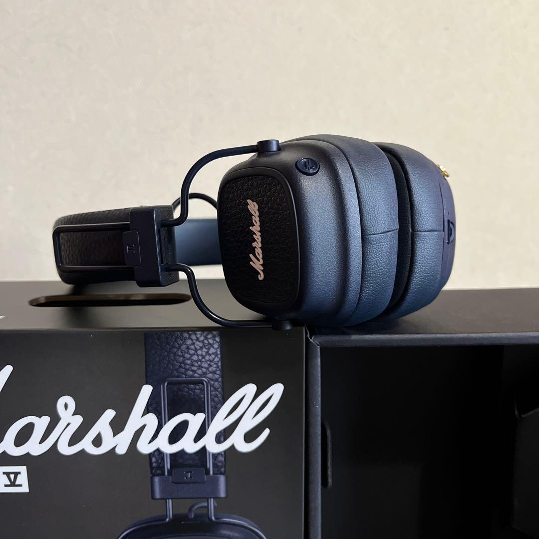 Marshall MajorⅤ ヘッドホン　ネイビー　メジャー5 ほぼ新品　完品