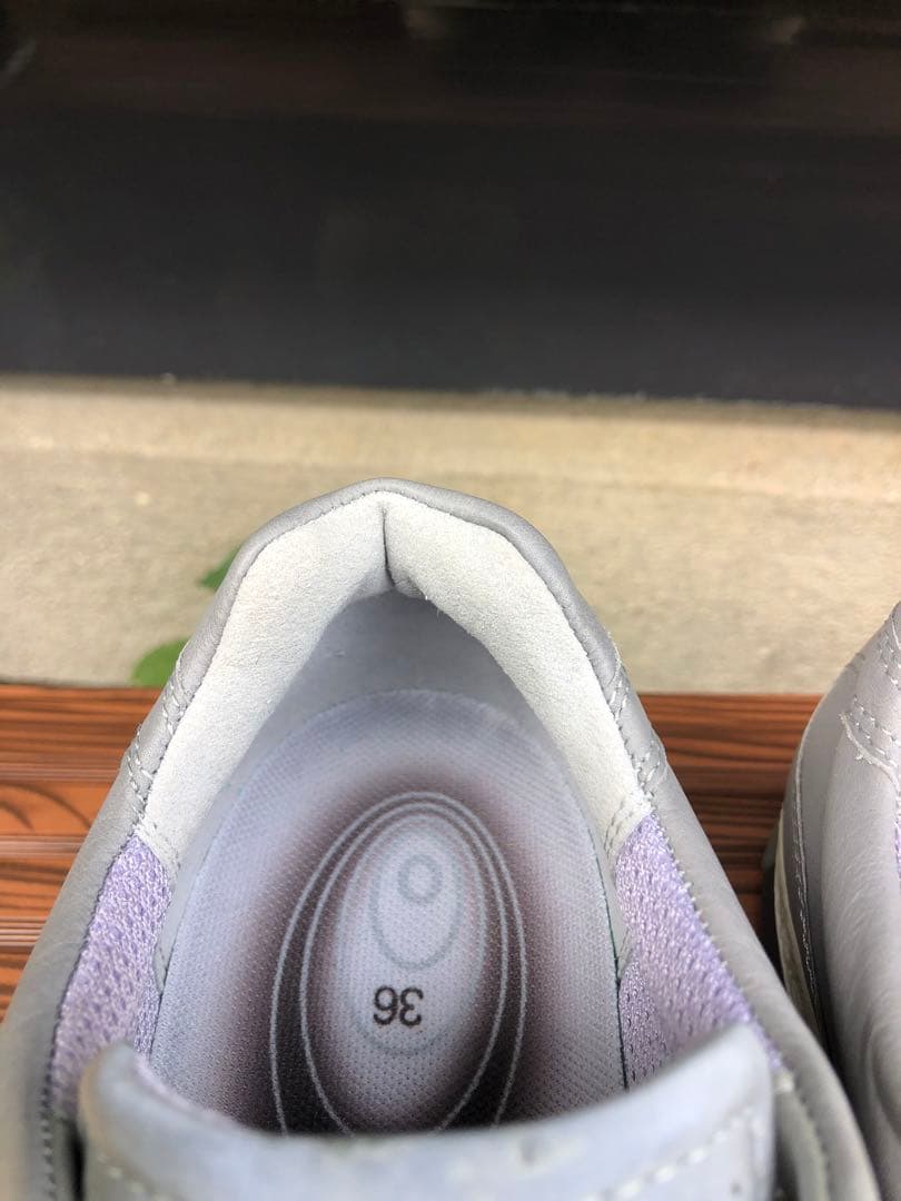 247番 新品未使用ECCOゴルフシューズ グレー36 23.0cmスパイクレス