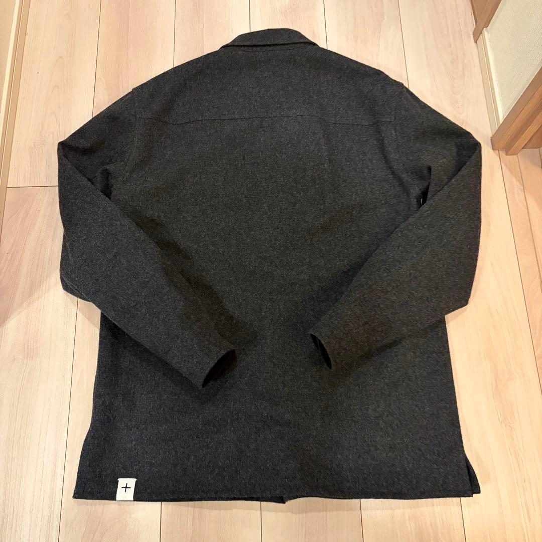 JIL SANDER+ セットアップ ウールシャツジャケット/ワイドスラックス