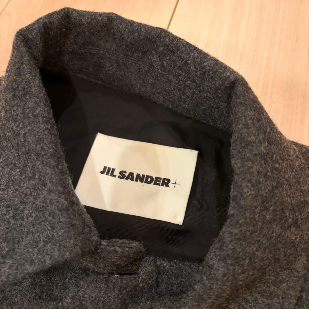 JIL SANDER+ セットアップ ウールシャツジャケット/ワイドスラックス