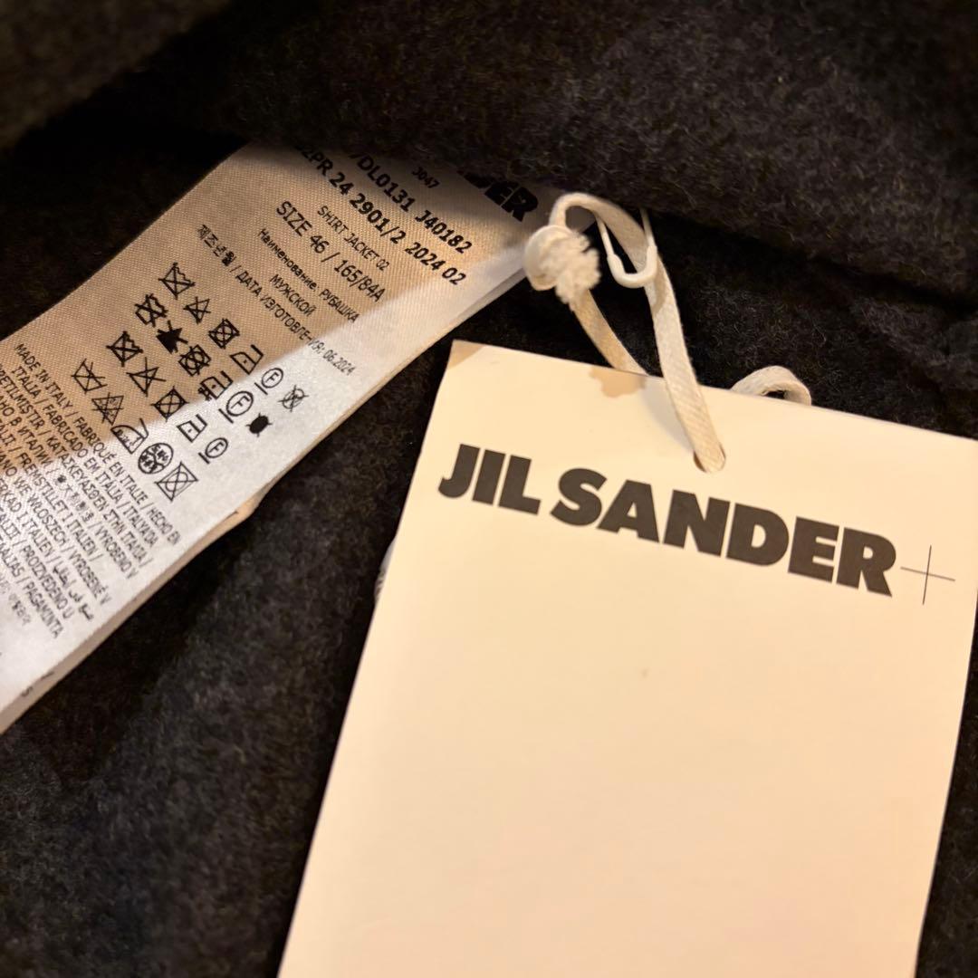 JIL SANDER+ セットアップ ウールシャツジャケット/ワイドスラックス