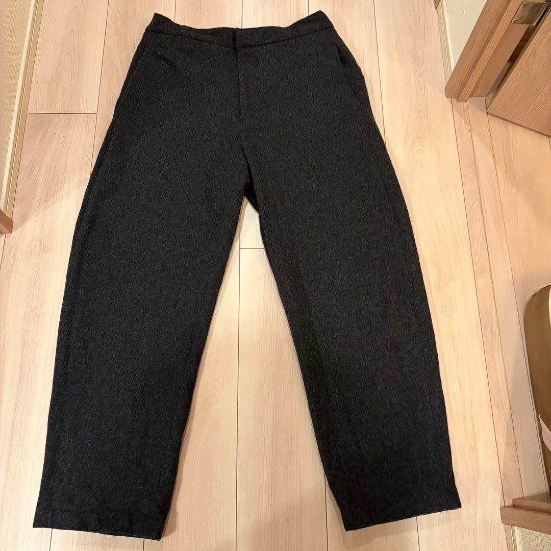 JIL SANDER+ セットアップ ウールシャツジャケット/ワイドスラックス