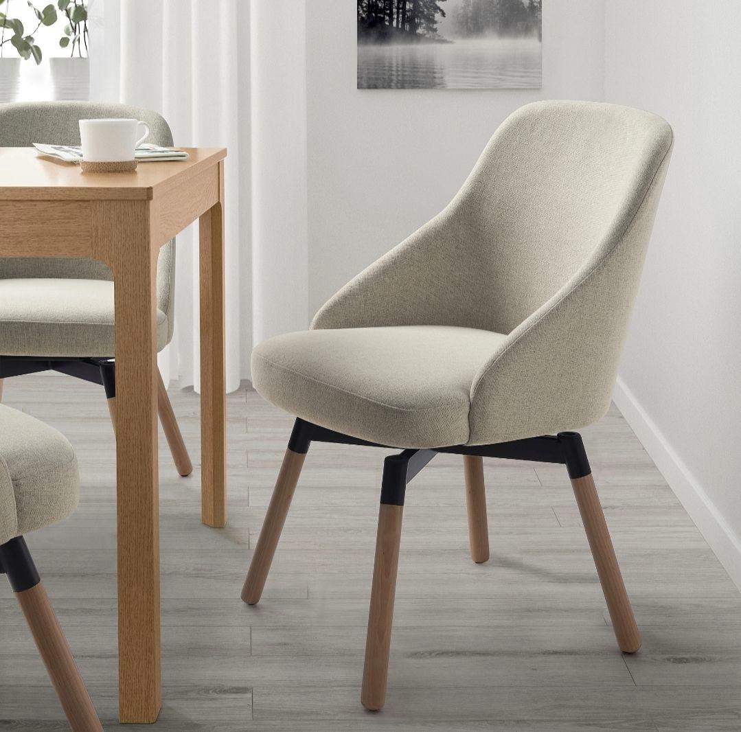 【新品未使用未開封】IKEA JANOLOF ヤンオロフ回転チェア ベージュ