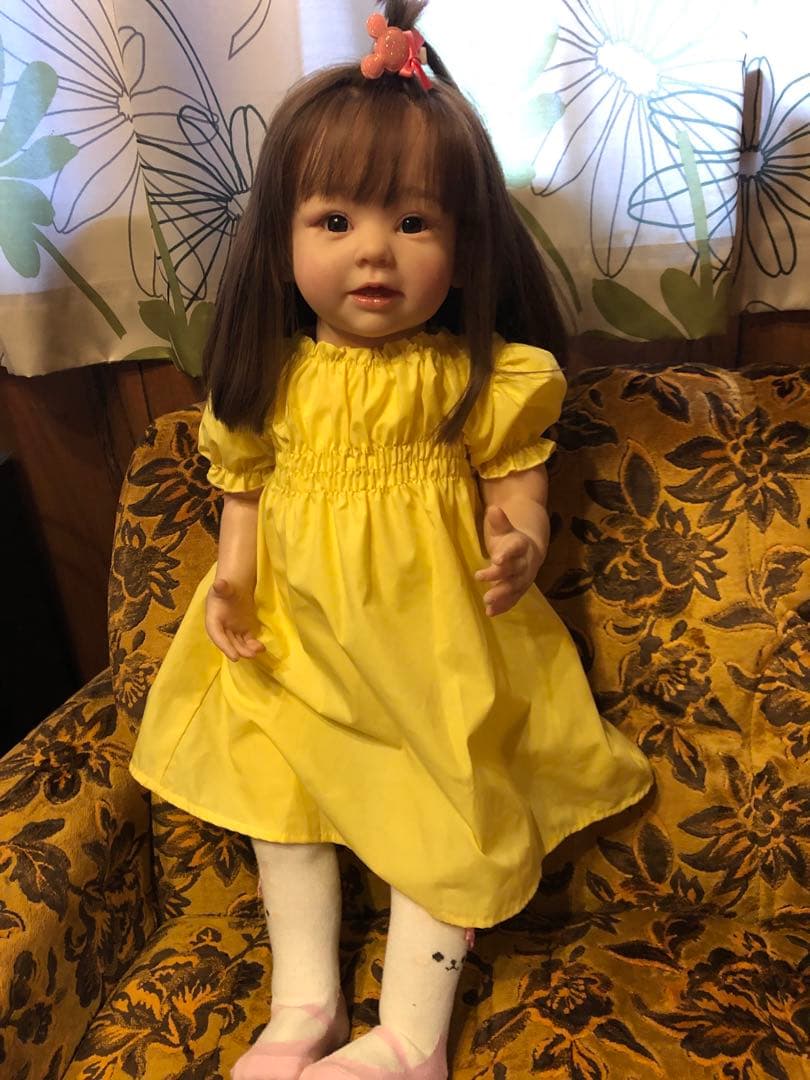 リボーンドール⭐️青いドレスの人形とティアラ