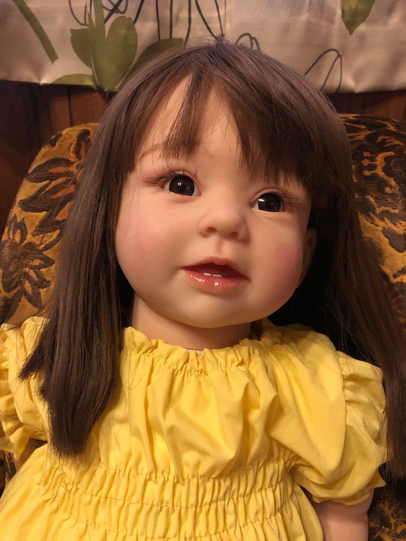 リボーンドール⭐️青いドレスの人形とティアラ