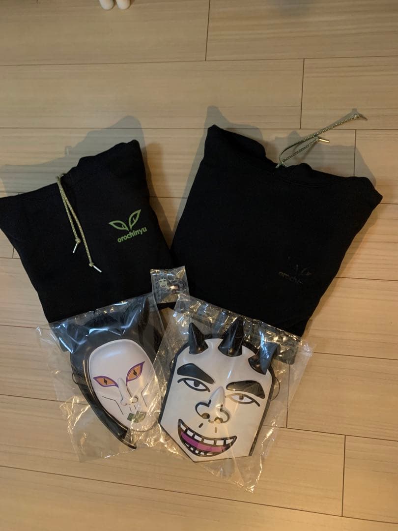 【スティッチ】おろちんゆーグッズ　人生はカサゴパーカー、おろちんお面　2点