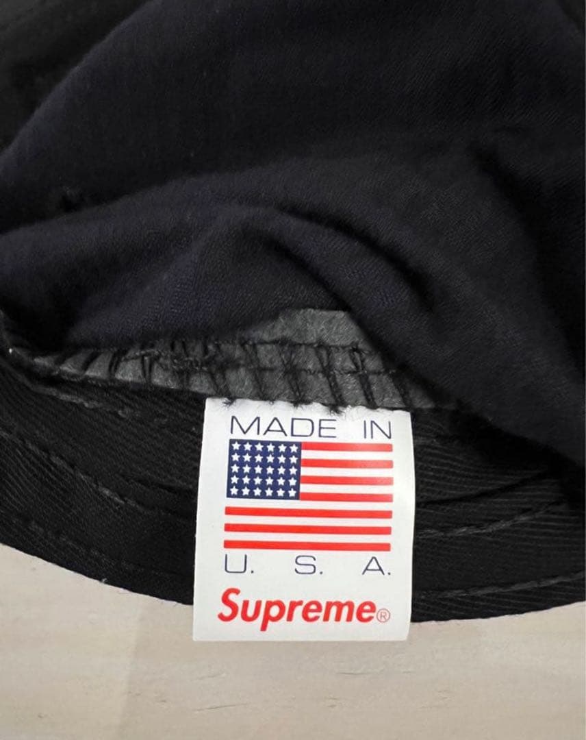 名作 Supreme Corduroy Camp Cap Black