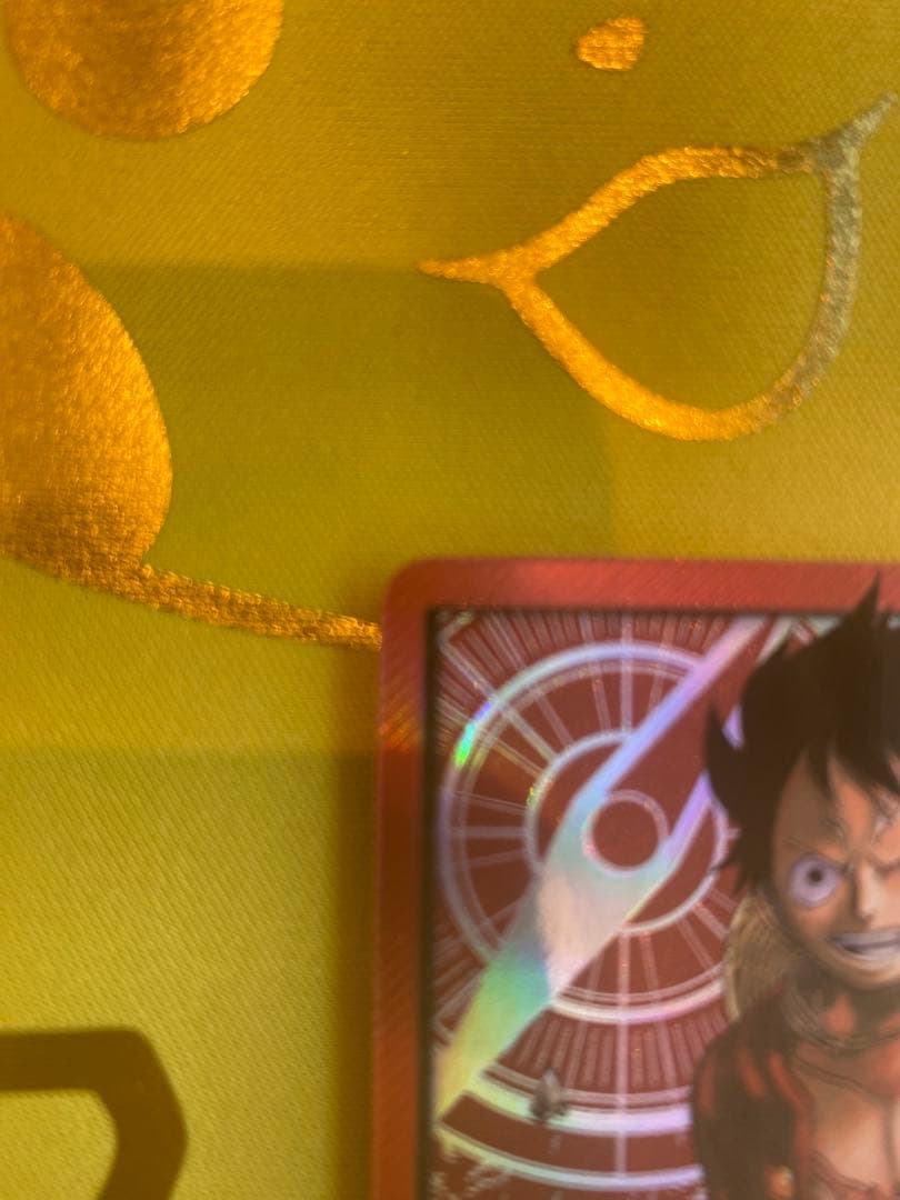 モンキー・D・ルフィ レカフィグ　L ST01-001 金文字　ジャンプ