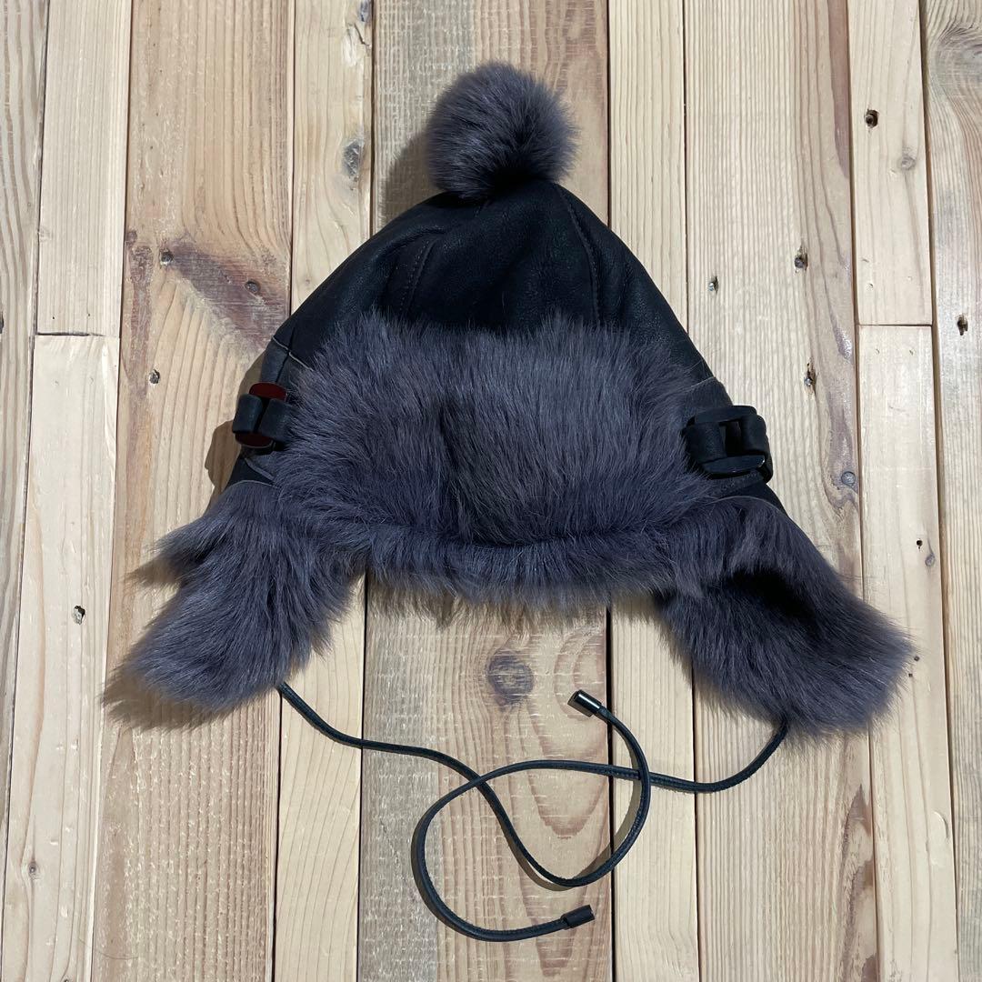 カールドノヒュー　ムートン　帽子