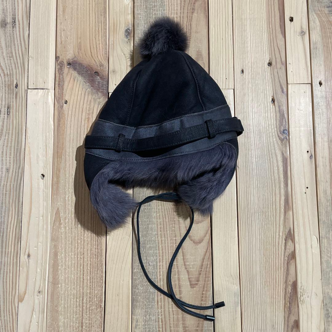 カールドノヒュー　ムートン　帽子