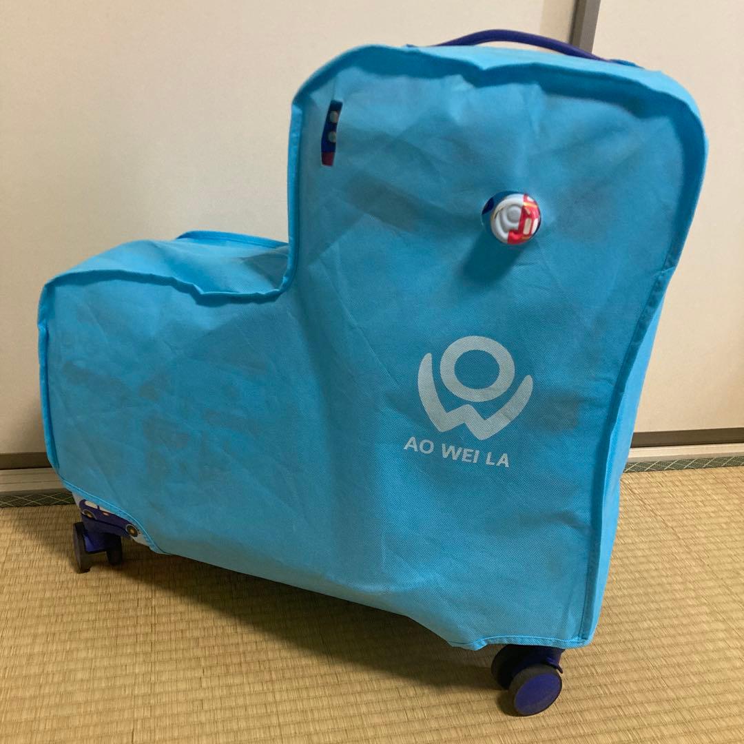 子どもが乗れる　スーツケース　キャリーバッグ