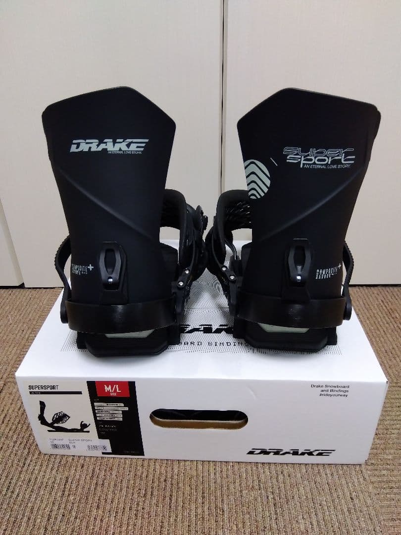 DRAKE SUPERSPORT ビンディング M/L ブラック