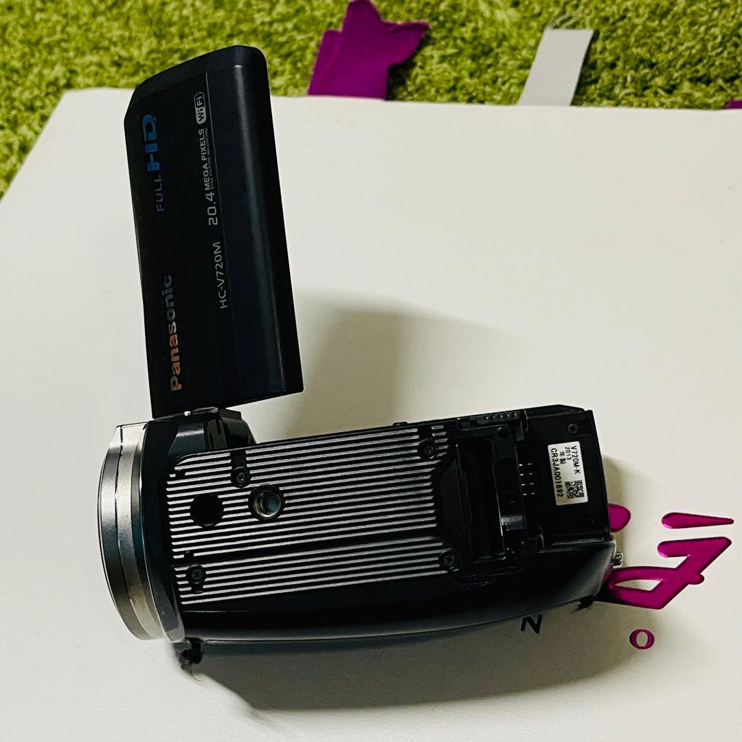 パナソニック デジタルハイビジョンビデオカメラHC-V720M ブラック 動作品