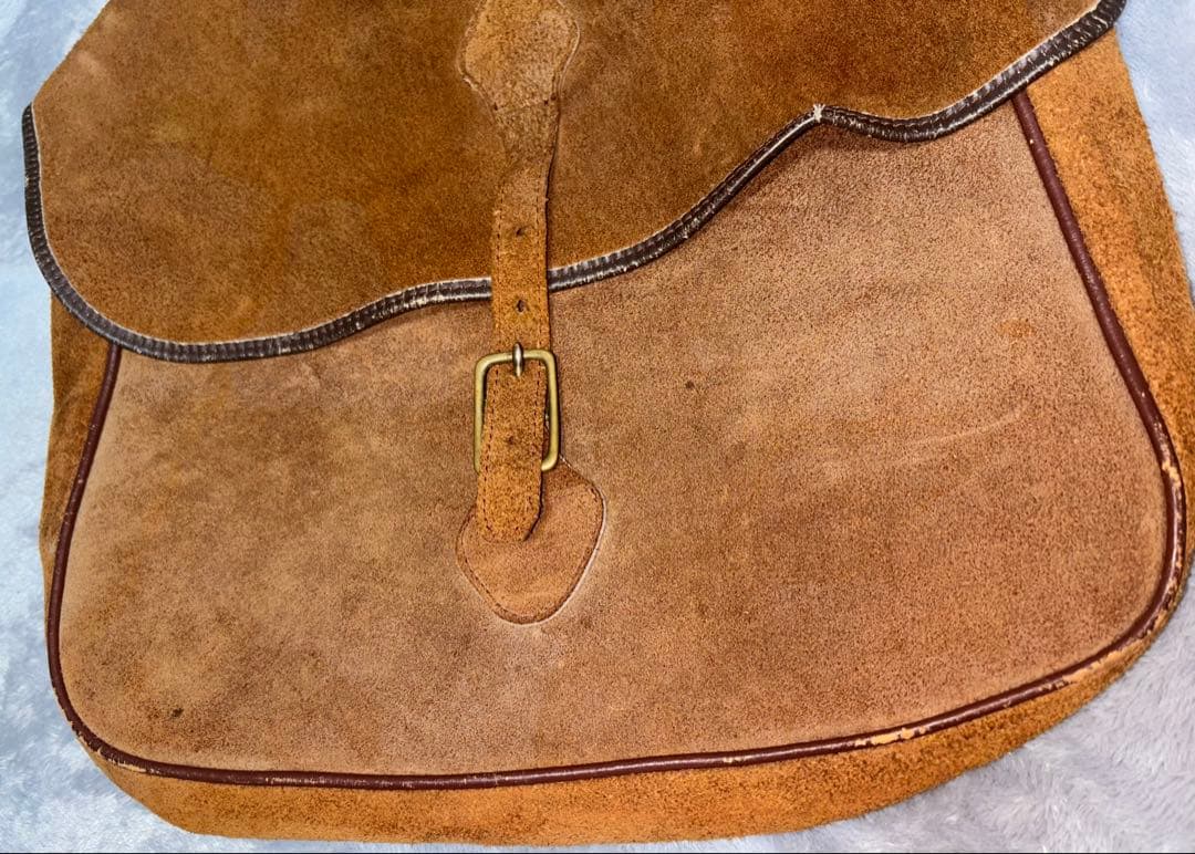 60〜70s L.L.Bean Musette Bag スエード　ショルダー