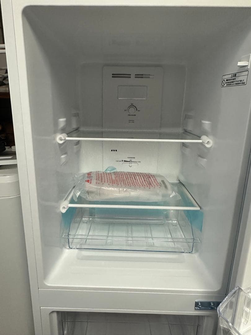 ホワイト 2ドア冷蔵庫 大容量