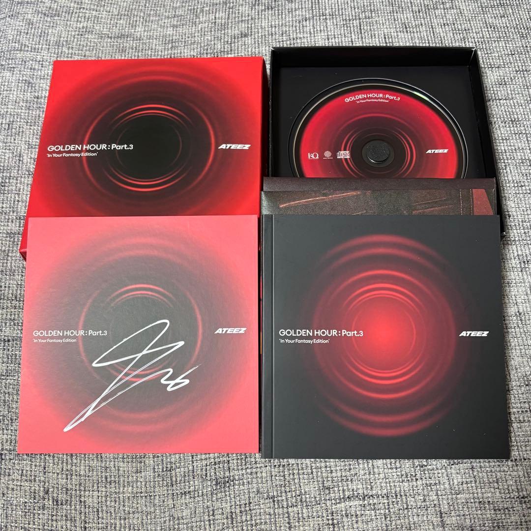 ATEEZ In Your Fantasy CDアルバム 直筆サイン ソンファ②