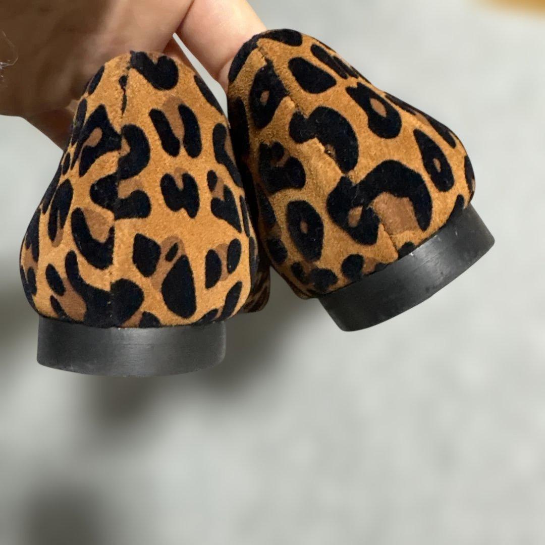 極美品　STATUS ステイタス　スクエアトウ フラットシューズ　パンプス