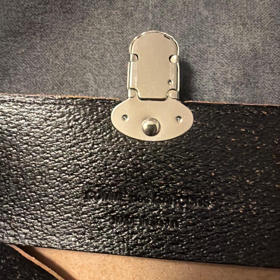 最終価格コムデギャルソン 蛇腹 ピッグスキン 長財布