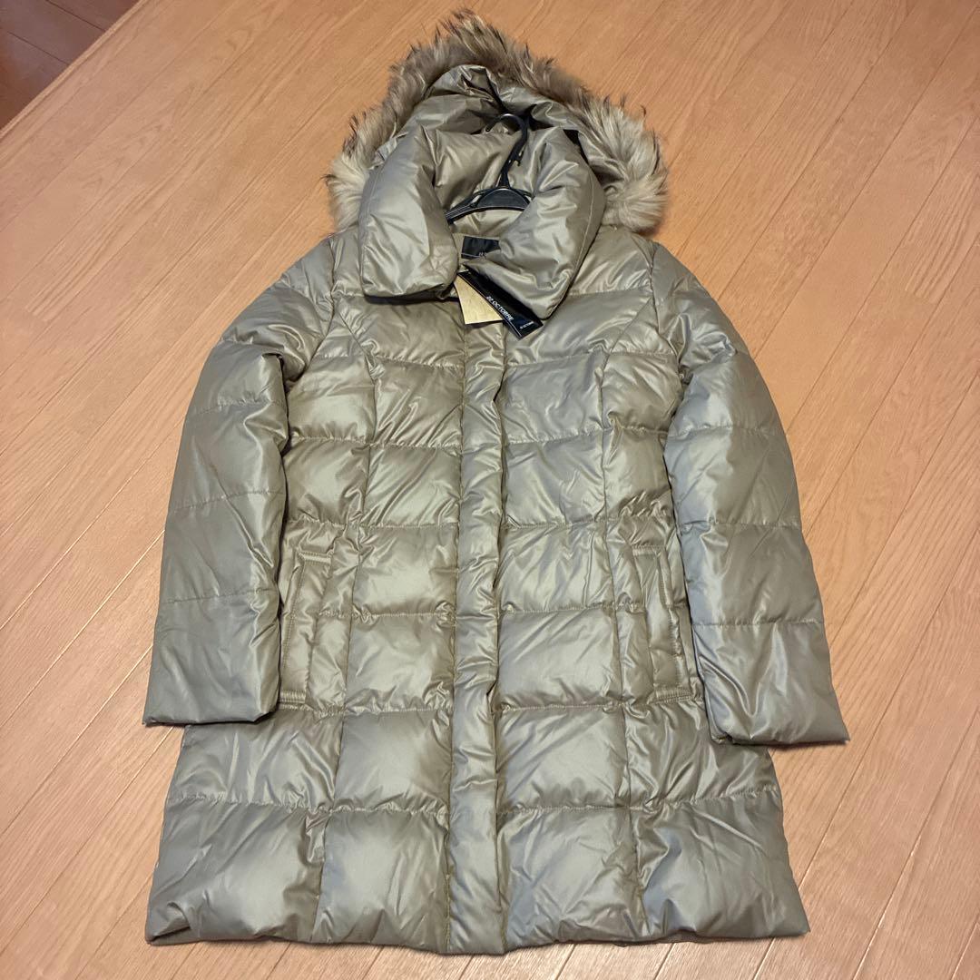 [大きいサイズ46] 東京スタイル　22オクトーブル　ファー付きダウンコート