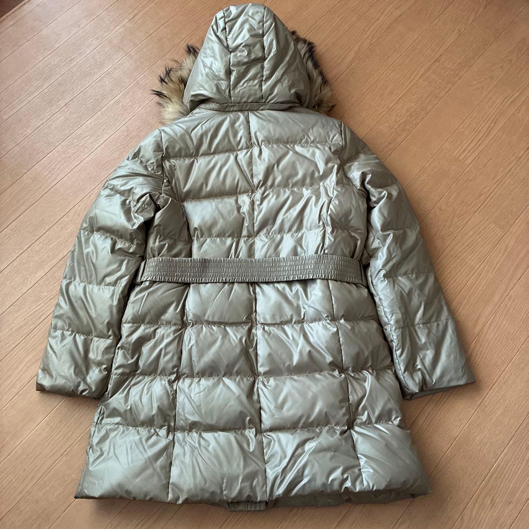 [大きいサイズ46] 東京スタイル　22オクトーブル　ファー付きダウンコート