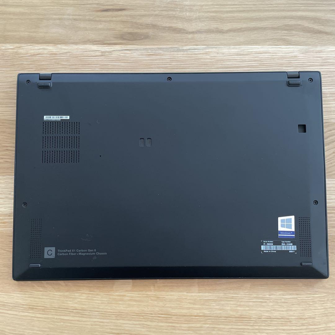バッテリー超優良 ThinkPad X1 Carbon Gen8 SSD256