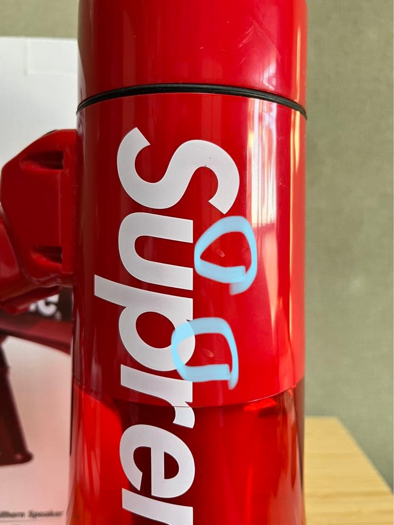 supreme 拡声器　メガホン　PYLE LEDライト　防水スピーカー