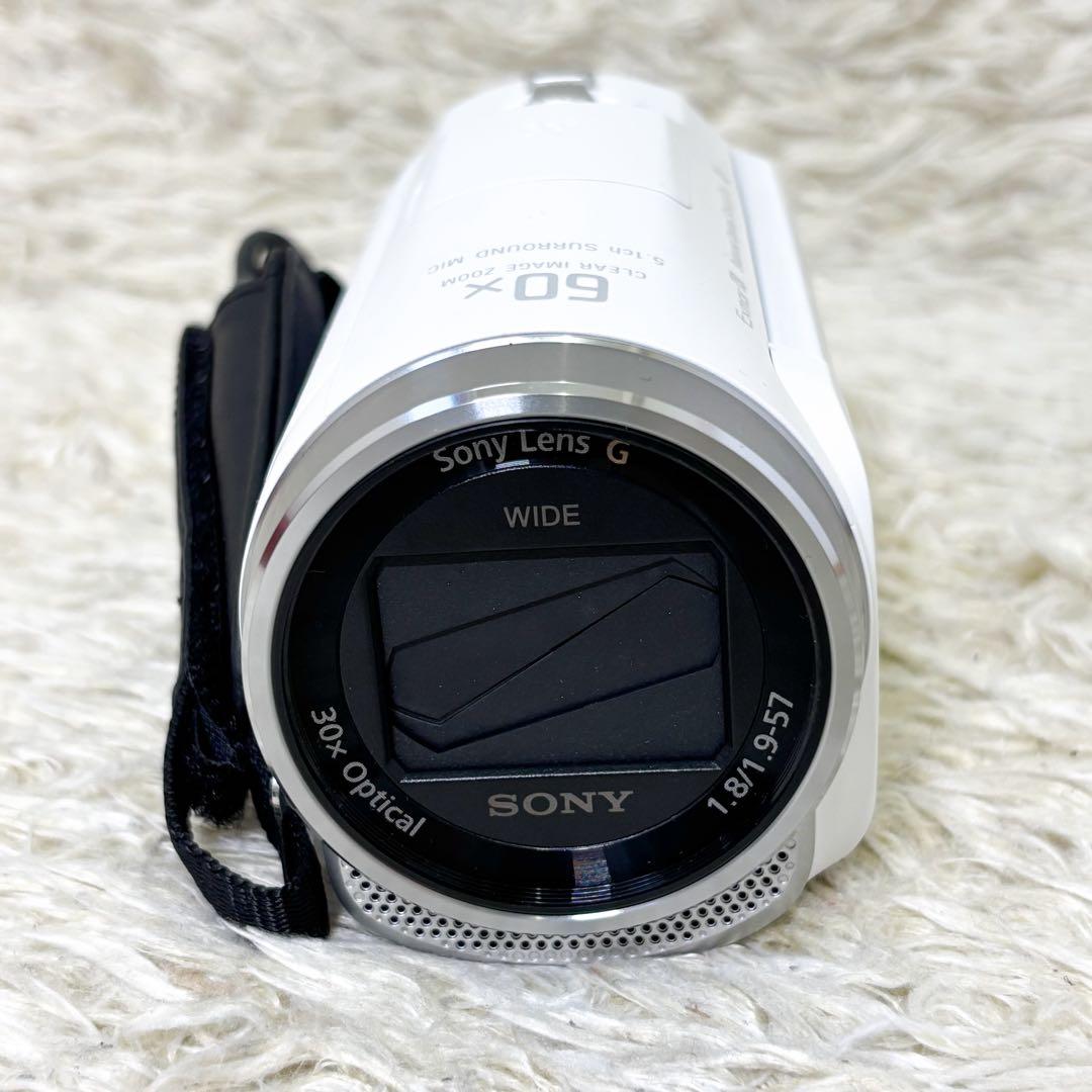 【未使用級】ソニー ハンディカム HDR-CX680 ビデオカメラ ホワイト