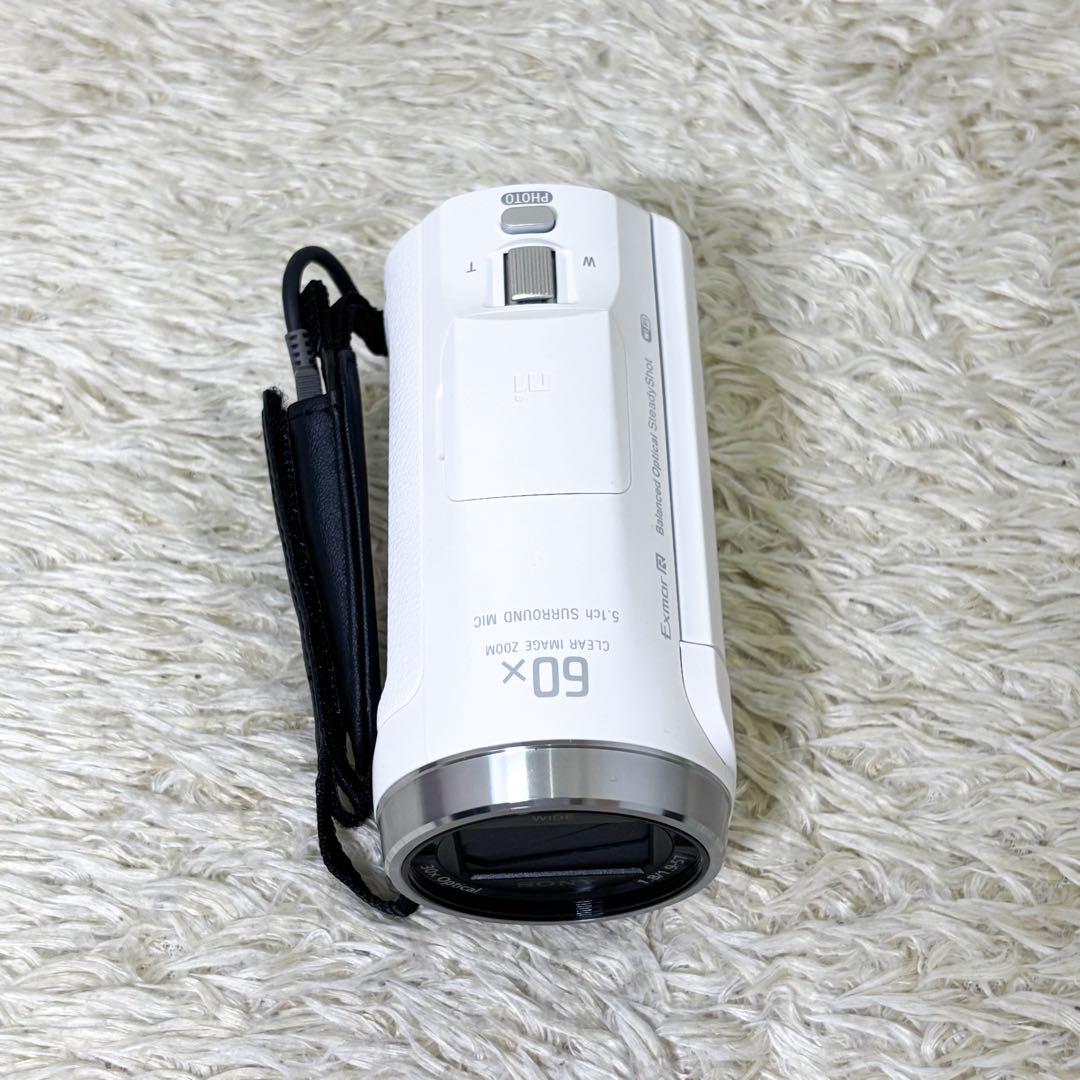 【未使用級】ソニー ハンディカム HDR-CX680 ビデオカメラ ホワイト