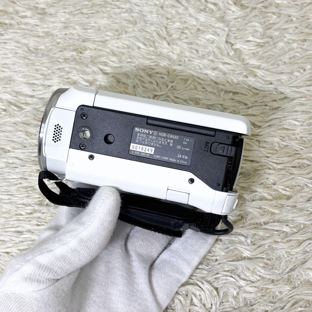 【未使用級】ソニー ハンディカム HDR-CX680 ビデオカメラ ホワイト