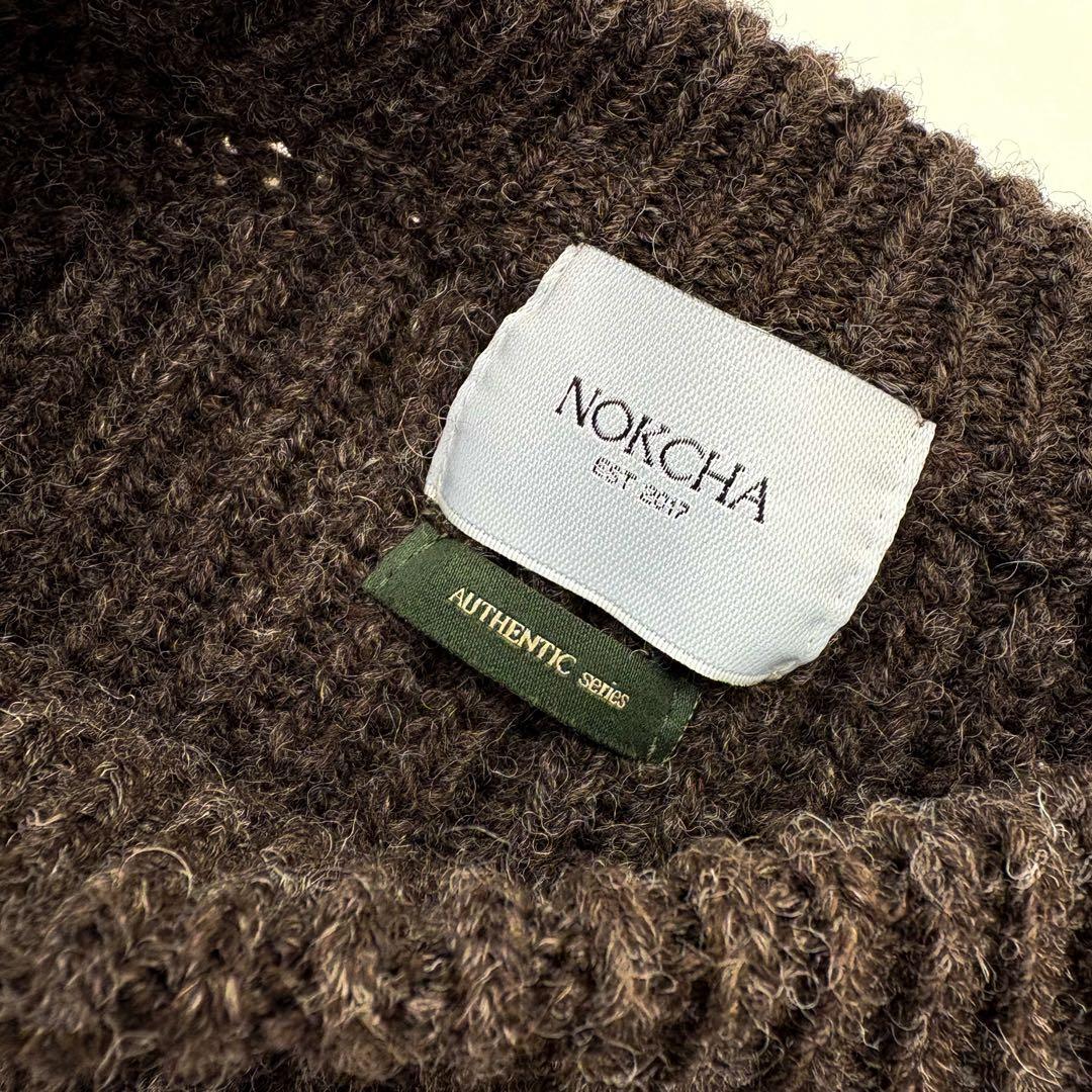 nokcha ノクチャ　ニット　ブラウン　セーター