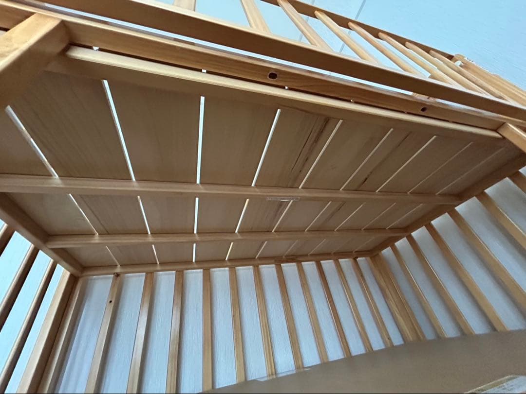 【直接引き取り福岡市】KATOJI ベビーベッド ハイタイプ 標準サイズ