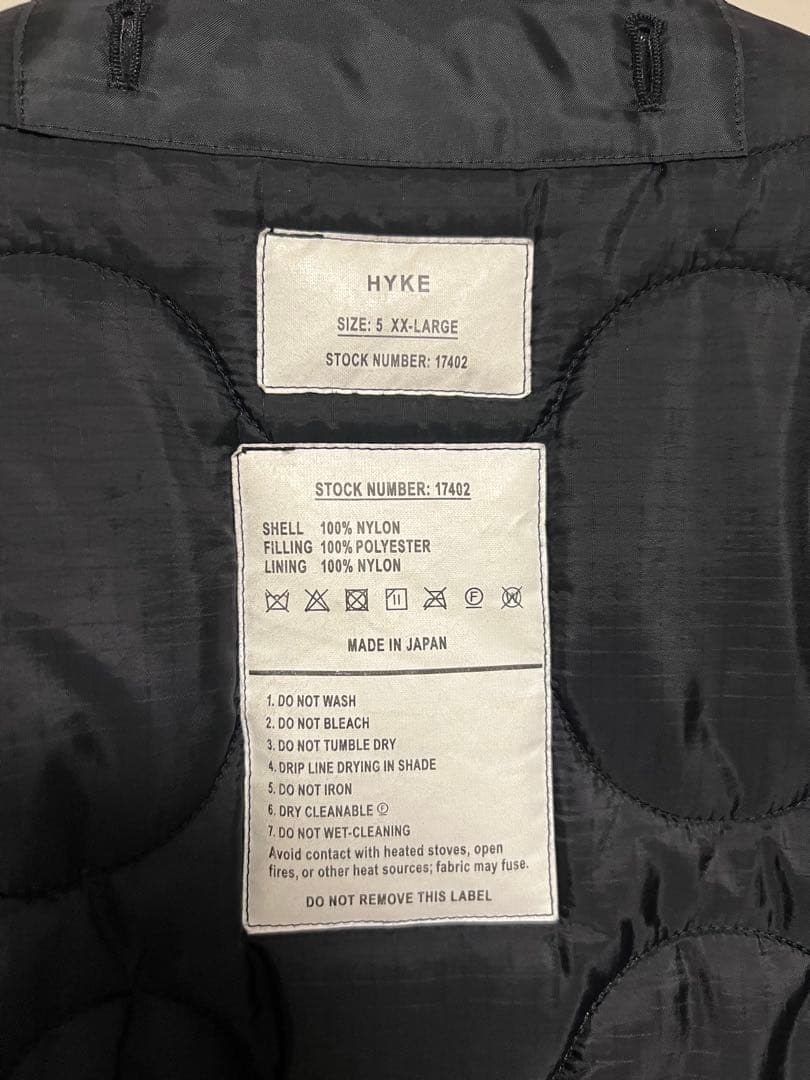 HYKE キルティングジャケット サイズ5