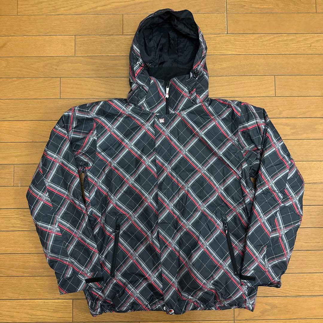 【美品】QUIKSILVER スノーボードウェア 上下セット Lサイズ