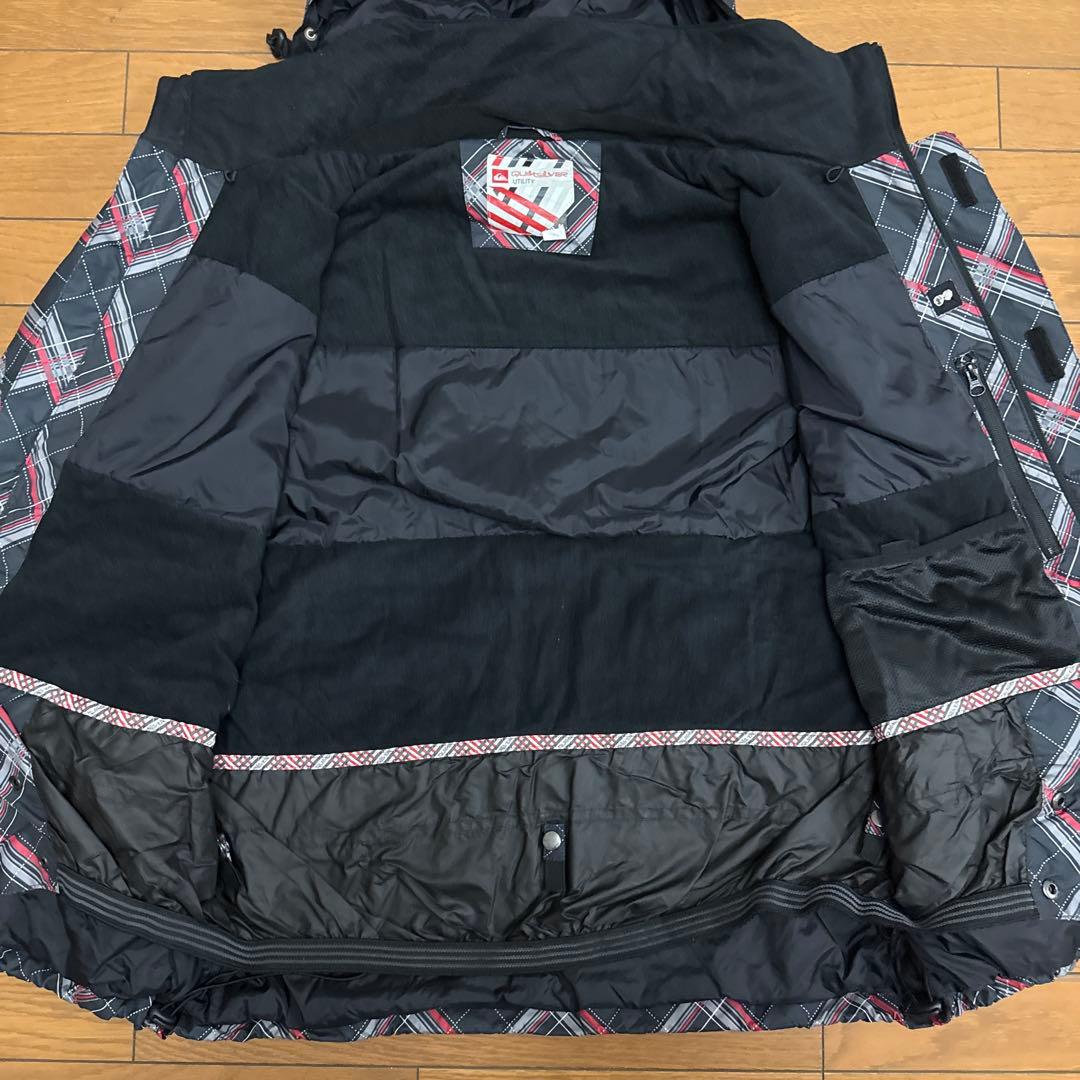 【美品】QUIKSILVER スノーボードウェア 上下セット Lサイズ