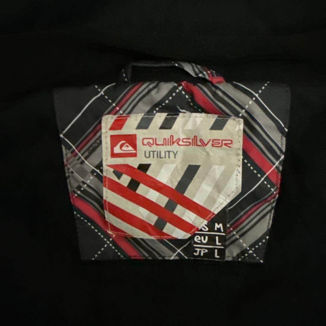 【美品】QUIKSILVER スノーボードウェア 上下セット Lサイズ