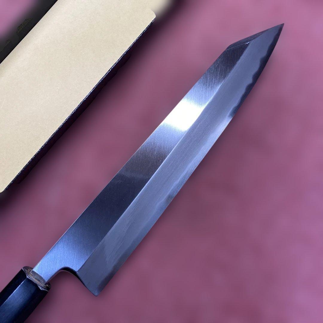 青二鋼　勘所切付型特製万能和包240㎜ 8寸