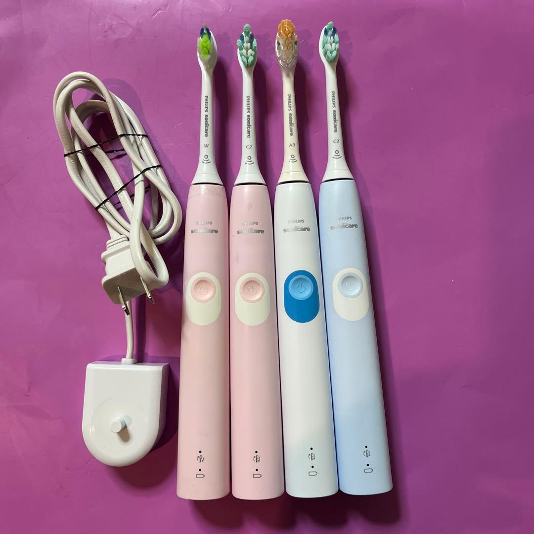 Philips Sonicare 電動歯ブラシ4本セット 充電器付き