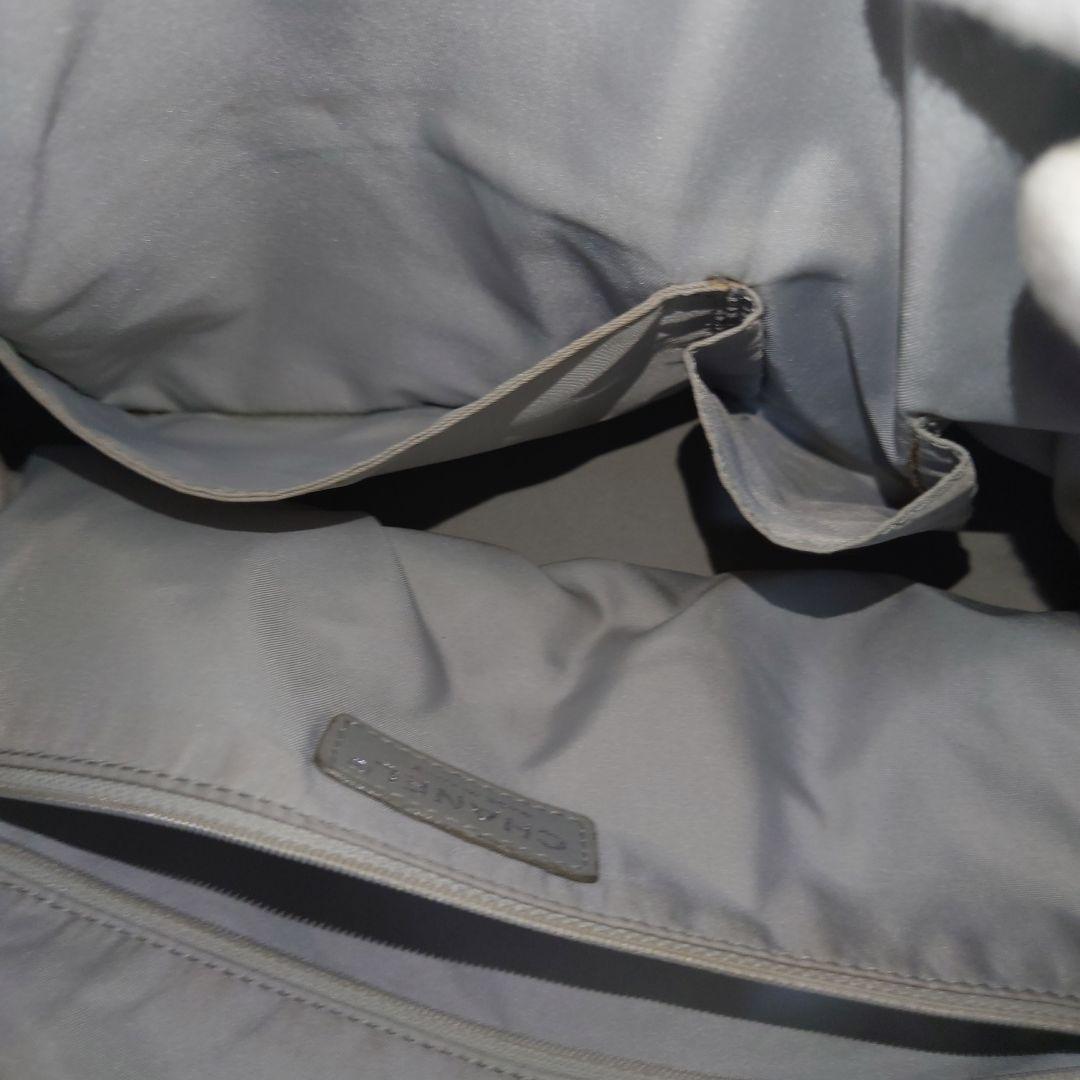 CHANEL パリピアリッツGM ダークグレー トートバック ポーチ付き