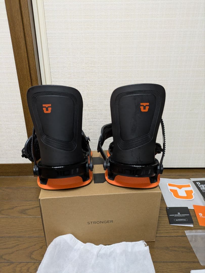 UNION ULTRA ブラック/オレンジ M　22-23　ビンディング