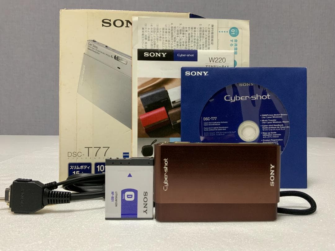 SONY Cyber-shot DSC-T77 ブラウン