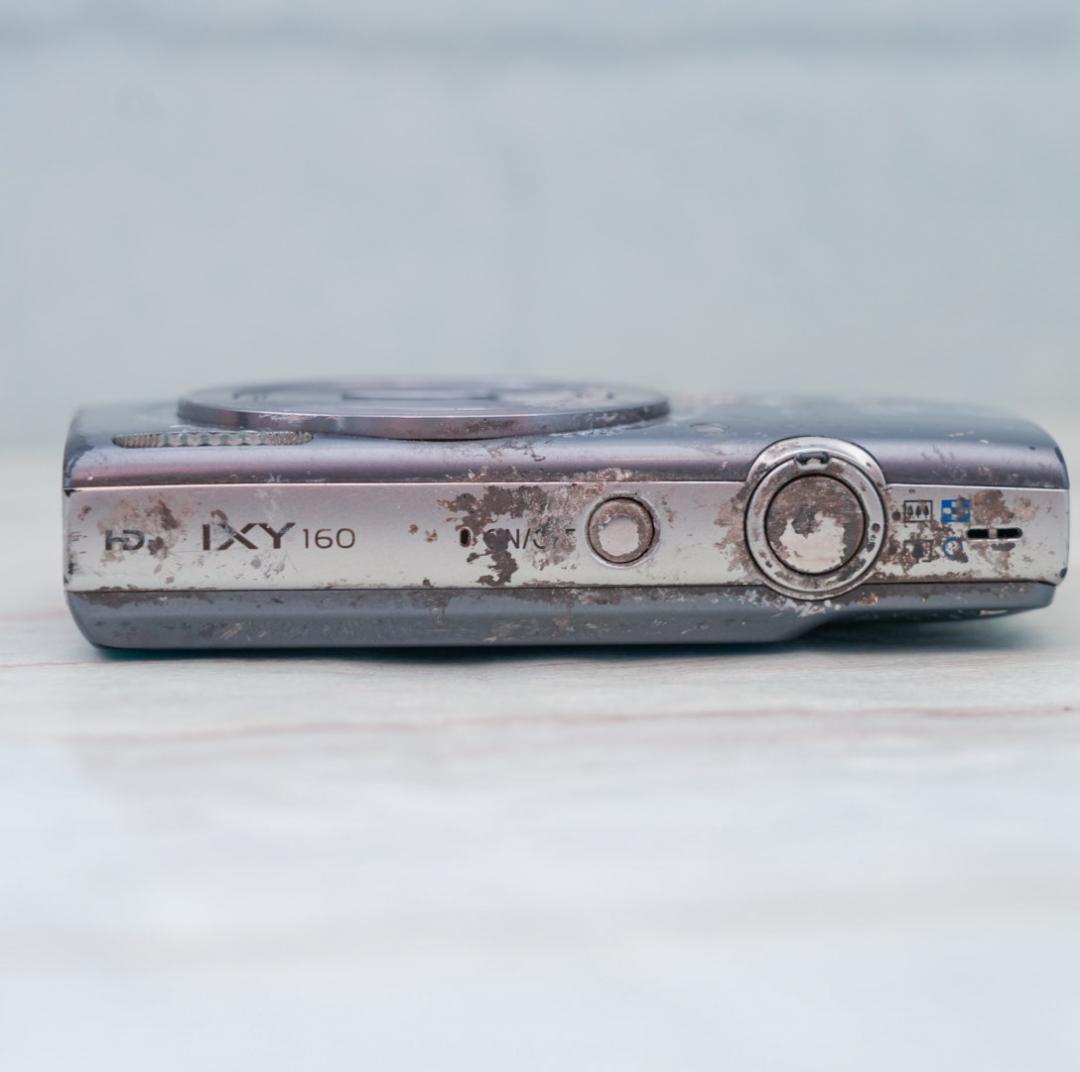 世界に一台だけ　Canon IXY 160 シルバー　動作OK