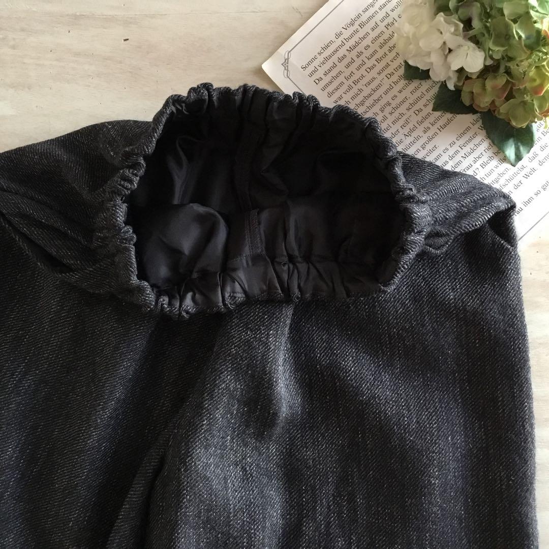 中川政七商店　ウール麻ツイード　ロングキュロット