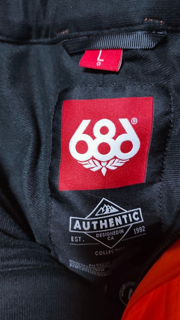 ☃︎メンズL☃︎【６８６ ロクハチ】スノーボードウェア セットアップ 上下