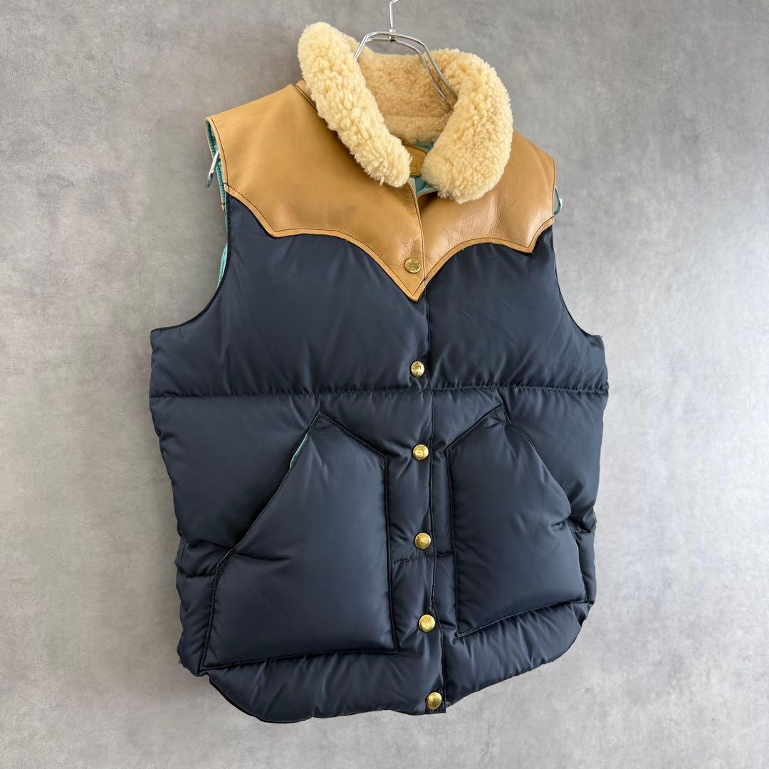 美品 ロッキーマウンテン× バナーバレット ダウンベスト M