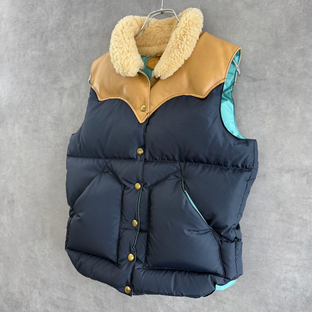 美品 ロッキーマウンテン× バナーバレット ダウンベスト M