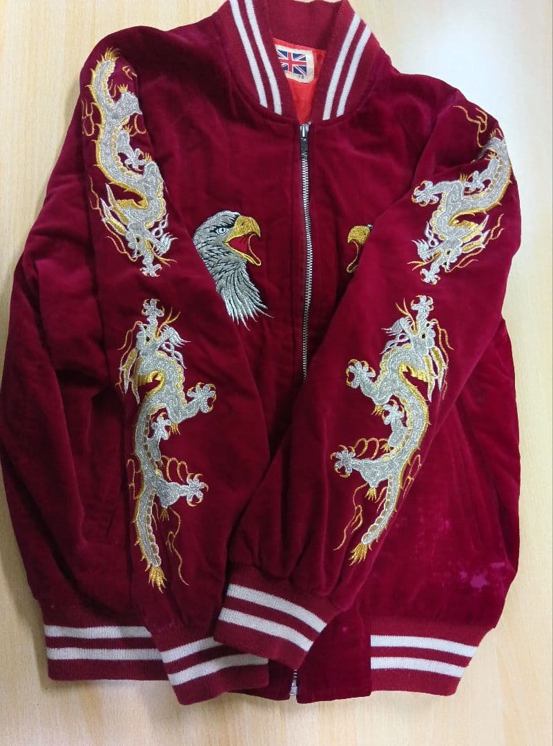 London　F.B.横須賀 　ベロア　スカジャン