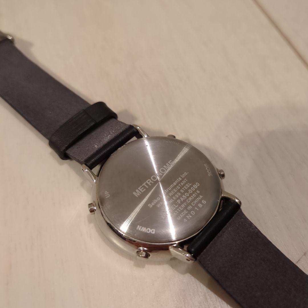 た*ん様 SEIKO メトロノーム 時計 ホワイト/ブラック