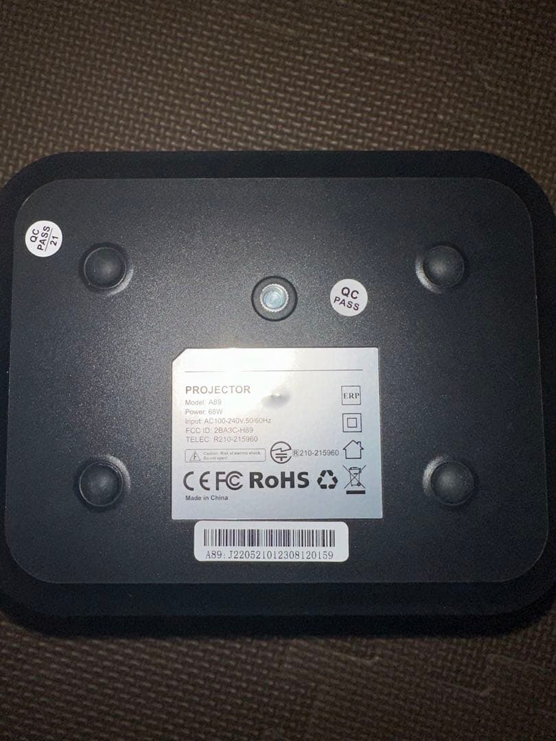 DEERFAMY 小型 プロジェクター