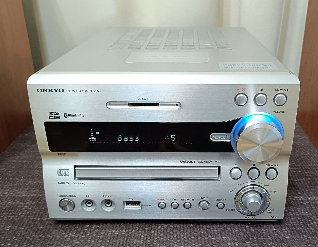 ONKYO NFR-7 CD/SD/USB ブルートゥス レシーバー 付属品一式